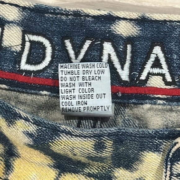 Lion Dynasty Men’s Destroyed Bleached & Ripped Denim shorts Sz 46 Slim - Picture 6 of 9